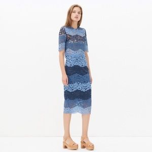 Sandro Lace Midi Skirt Size 1